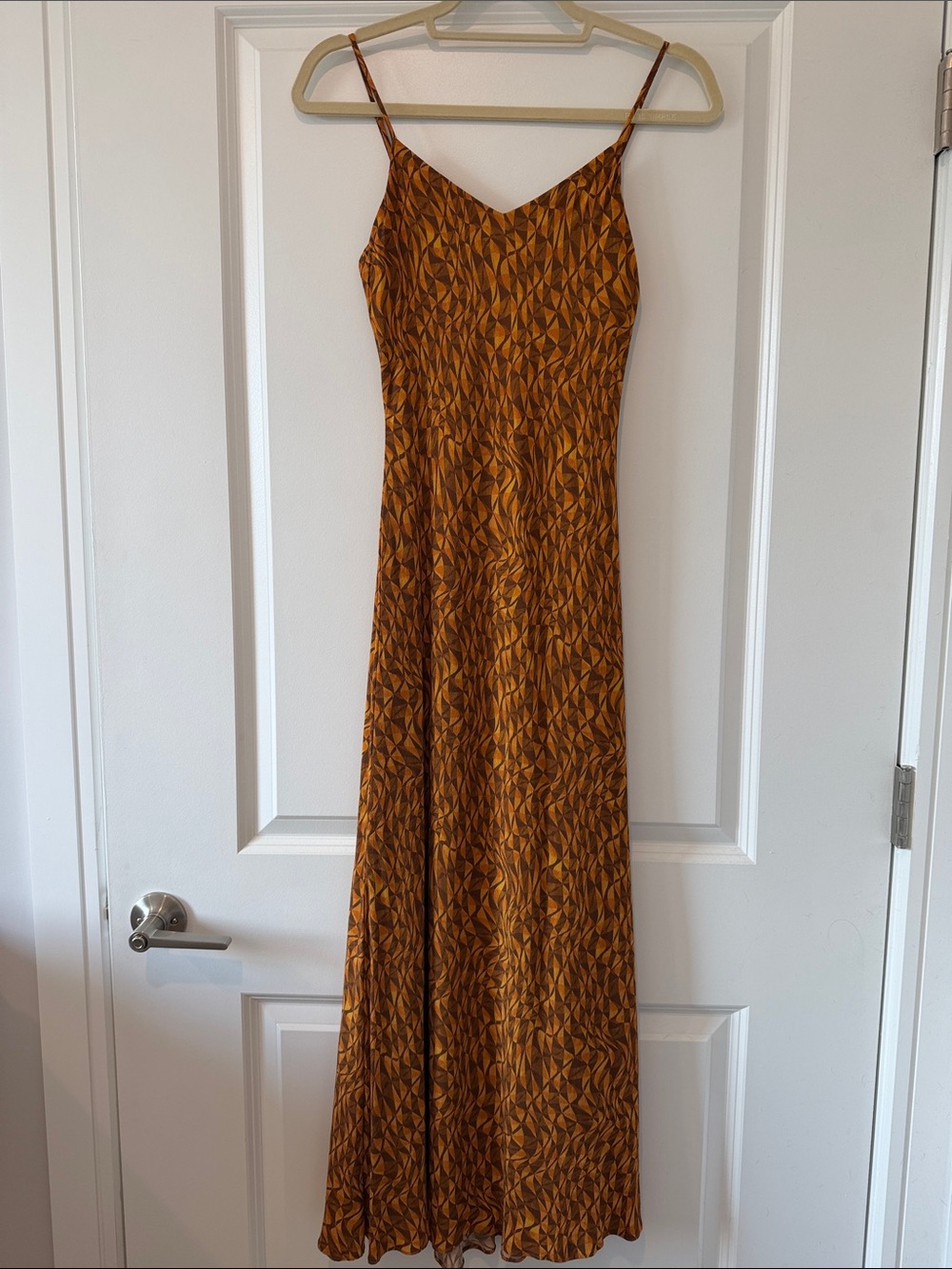 Favorite Daughter Patterned Slip Maxi Dress